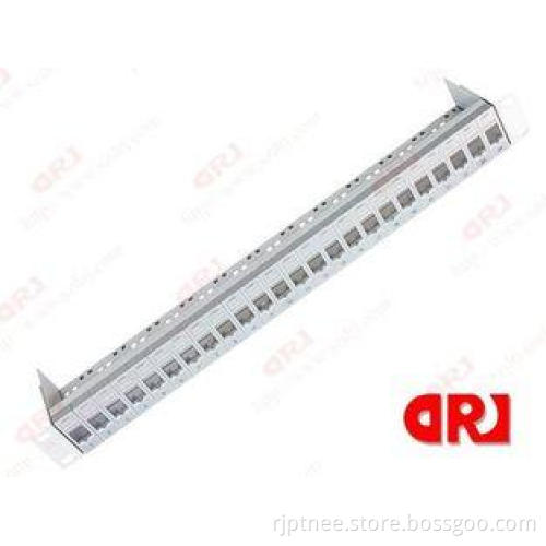 1U white UTP Rj45 110 patch panel 24 port with Fluck 4300 /